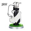 Men Office Decoration Golf Pen Holder Set, Mini Bag Desk Organizer with 3 Putter Club Pens, Novelty Decor for Men, Business Gift