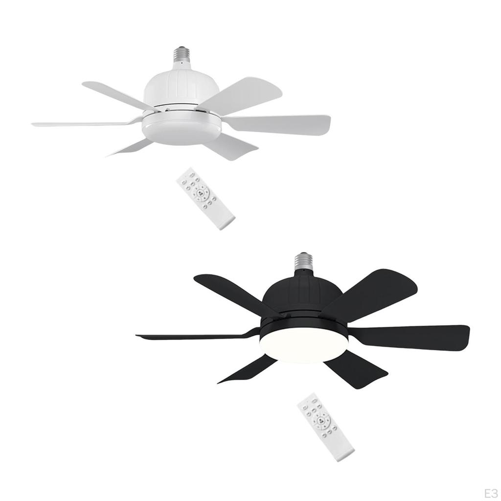 E27 Напольный вентилятор-светильник с пультом дистанционного управления, 3 цветовые температуры, Современный