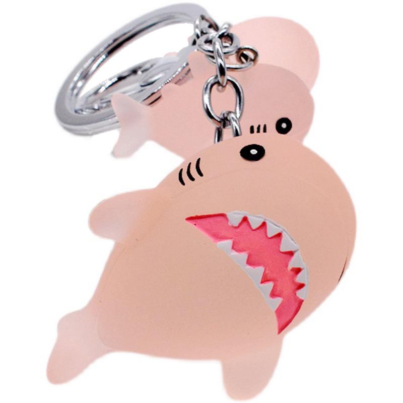 Cute Dolphin Whale Shape Keychain Key Chain Accessories Gift For Car Key Women Cartoon Ocean Animal Keyring Bag Pendant