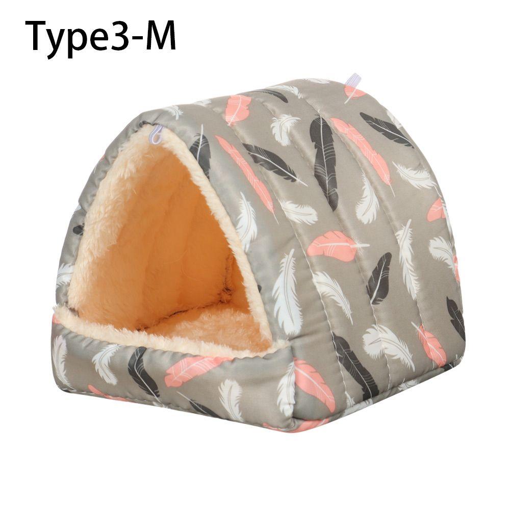 Cage Comfortable Rabbit Squirrel Guinea Pig Nest Small Animal Sleeping Bed Warm Mat Hamster House