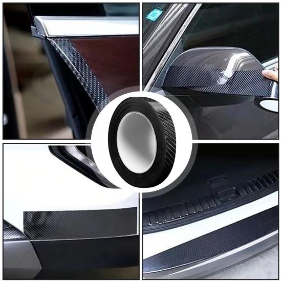 Универсальная автомобильная 5D наклейка из углеродного волокна, центральная контрольная дверная пленка, приветственная педаль, антиступенчатая защита, модификация, пленка для кузова