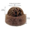 Утолщенная пушистая меховая панама, теплая зимняя шапка, новая плюшевая шляпа рыбака, женская