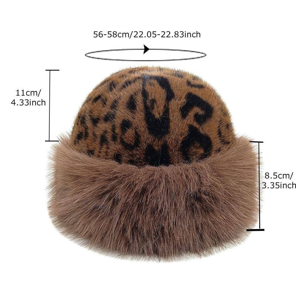 Утолщенная пушистая меховая панама, теплая зимняя шапка, новая плюшевая шляпа рыбака, женская