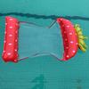 Water Hammock with Ergonomic Headrest Fruit-Shaped Inflatable Lounger Bed Swimming Pool Float Water