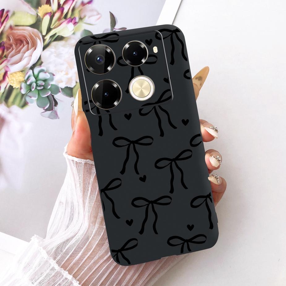 For Infinix Note 40 40X 5G Case X6852 New Butterfly Painted Cover Soft Silicone Case For Infinix Note 40 Pro Plus Note40 X Shell