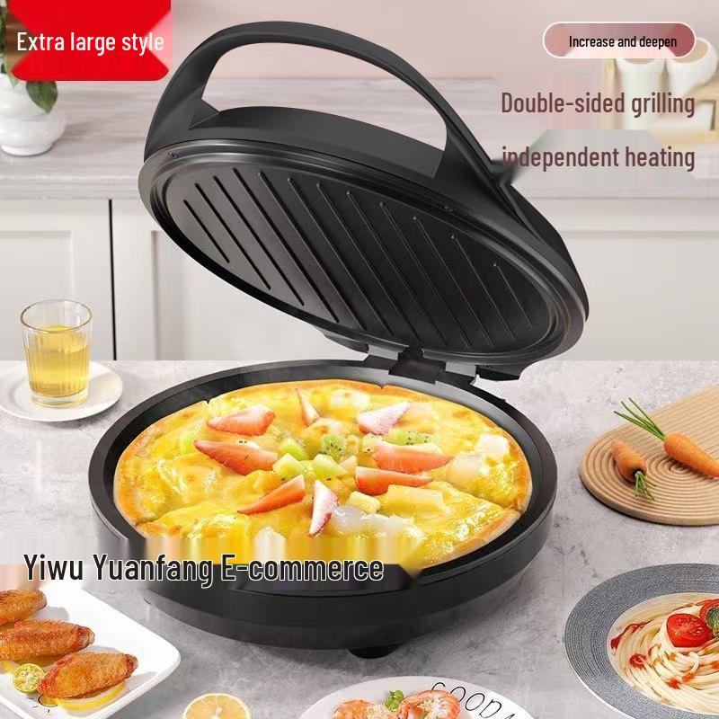 Non-stick Double-Sided Electric Griddle: Home Pancake, Spring Roll, and Frying Machine.