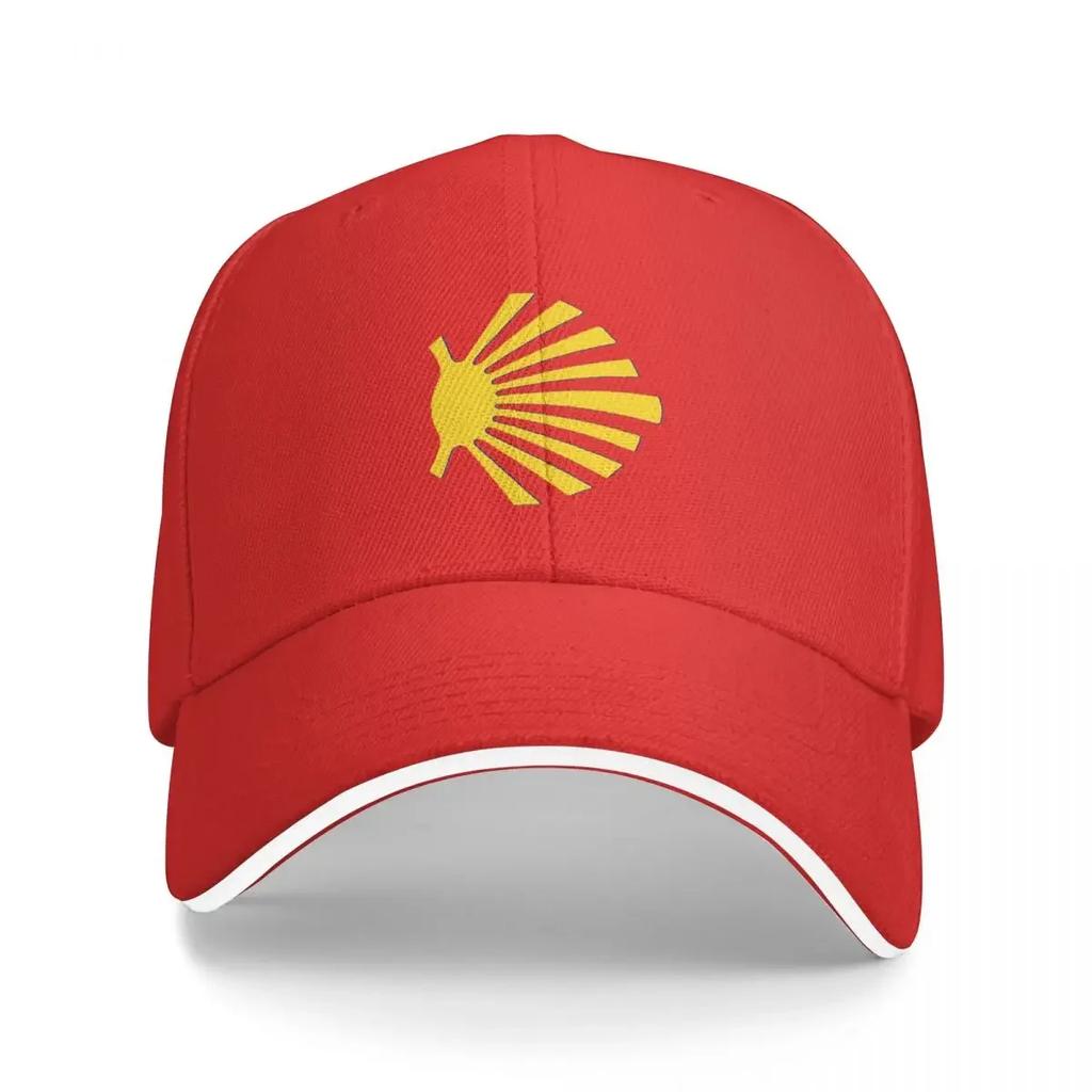 New Camino De Santiago Symbol Large Yellow Scallop Shell Cap Fashion Casual Baseball Cap Adjustable Hat Hip Hop Summer Baseball