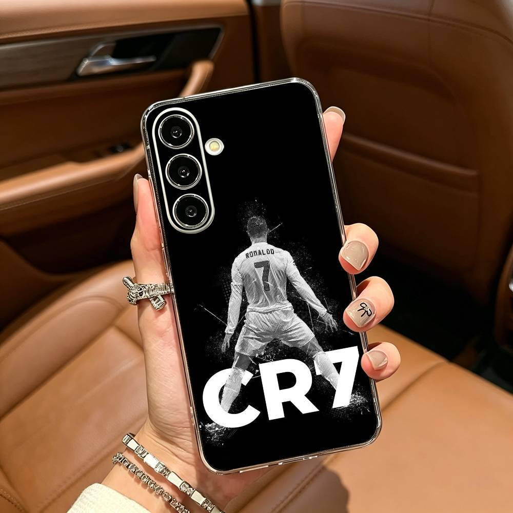 Прозрачный чехол для телефона C-R-7 R-Ronaldo для Samsung Galaxy A71, A70, A52, A51, A40, A30