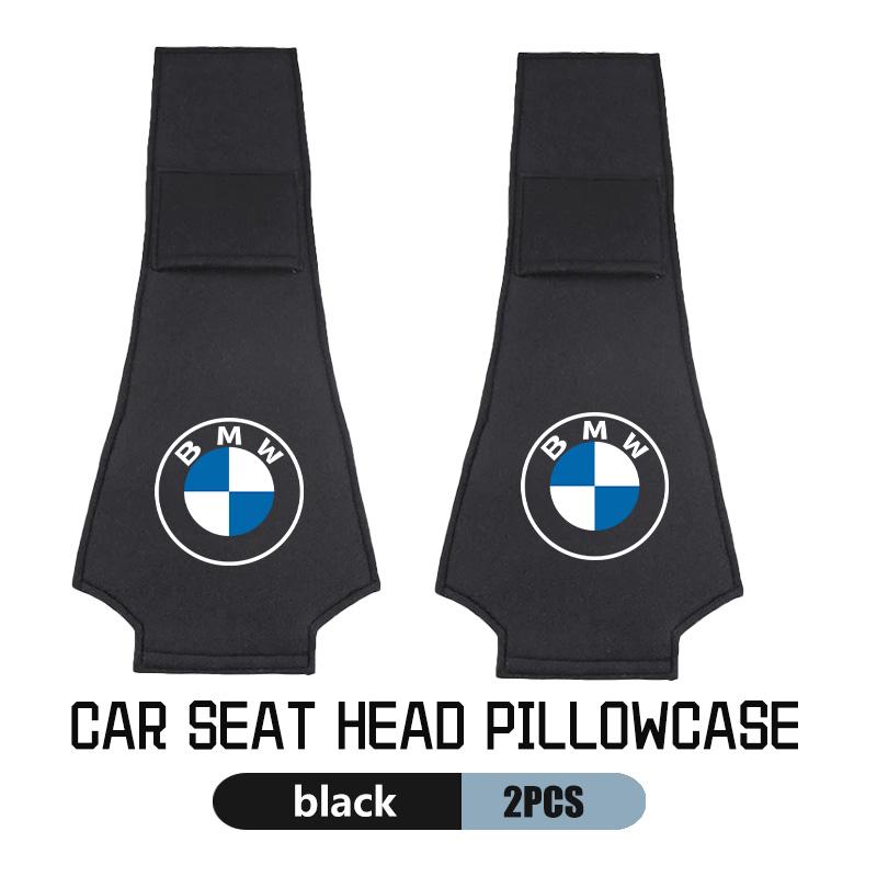 BEKV7 Car Seat Headrest Head Pillowcase Dustproof Cover Accessories For BMW Performance M E87 E30 E46 E28 F35 G20 E93 F20 X3 X