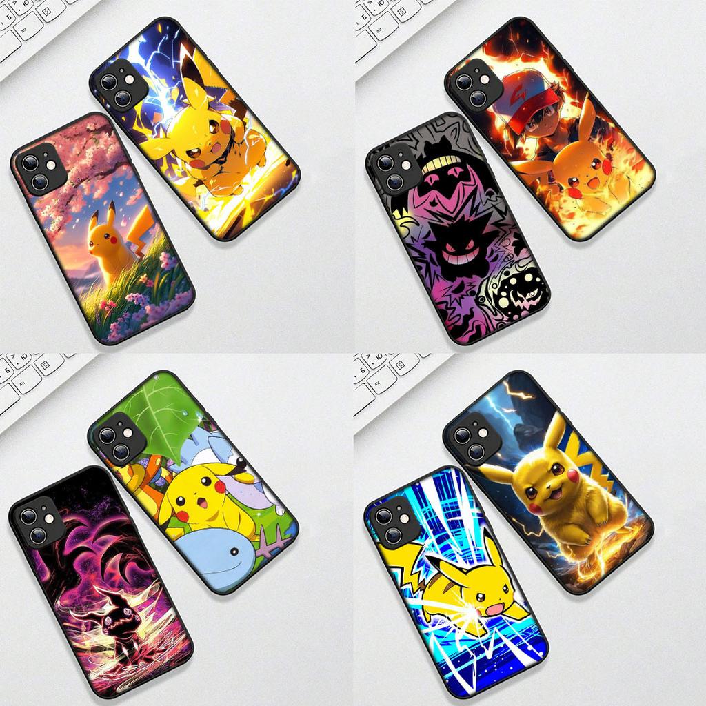 Чехол для телефона P-Pokemons GO Gengar P-Pikachus для Motorola Moto G22 G23 G32 G53 G60 G13 G64 G20 G8 G9 Plus Power E13 E20 E32