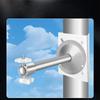 Metal Perforated Surveillance Camera Bracket Hoop Mounting Stand for Security Camera Fixed on Lamp Post Pole