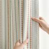 Яркие шторы в стиле Fair Isle с дофаминовым эффектом для детских комнат (Xiaohongshu): Варианты ткани с цветным плетением и марли для спален мальчиков и девочек