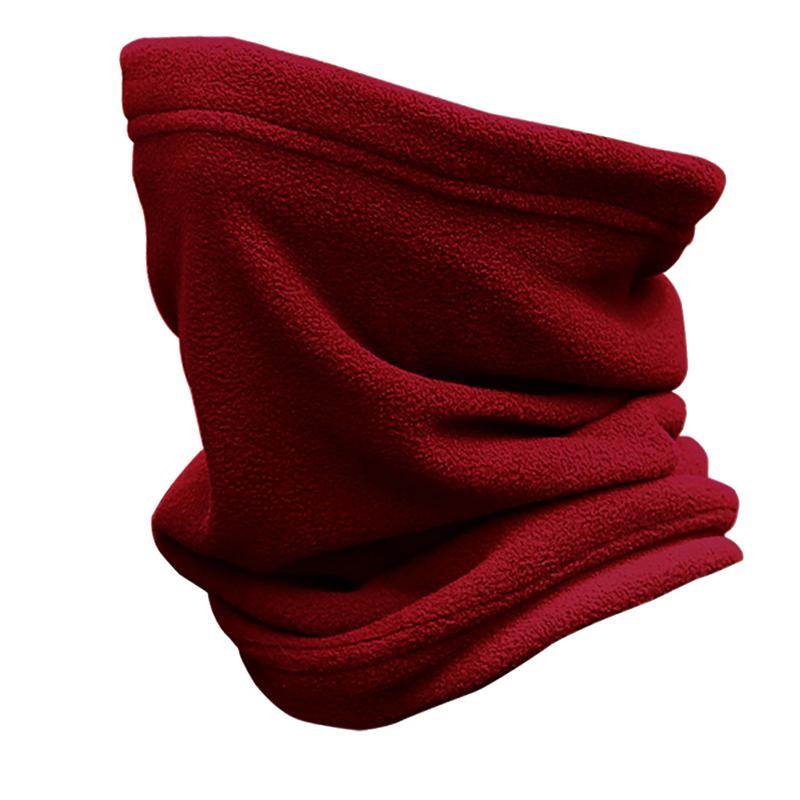 Winter Neck Warmer Men Women Thermal Fleece Neck Gaiter Camping Skiing Tube Scarf Cold Proof Snowboard Half Face Mask Face Cover