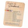 Phase 10 Score Board, 2025 Wooden Phase 10 Scoreboard and Round Tracker