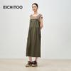 EICHITOO Легкое повседневное макси-платье-камсоль