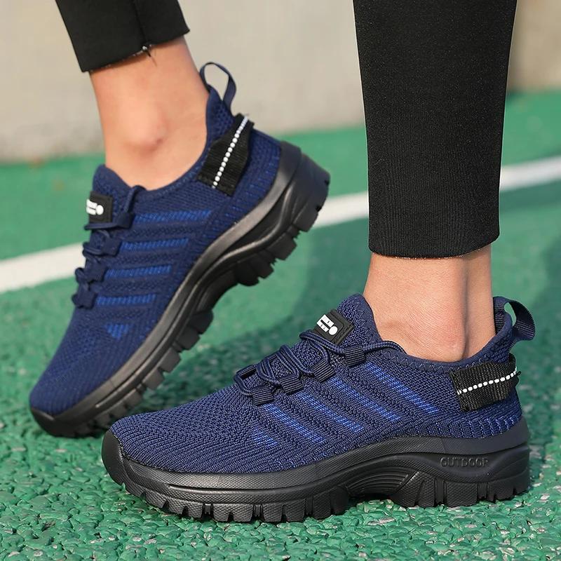 Men'S And Women'S Casual Sports Shoes Comfortable Walking Shoes Lightweight Loafers Breathable Mesh Upper Sommer Outfits Damen