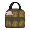 Yayoi Kusama Abstract Painting Insulated Lunch Bag for Women Office Cooler Thermal Food Box Tote Leakproof Lunch Boxes Container