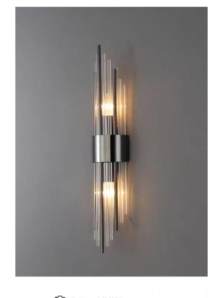 Nordic Luxury Crystal Wall Lamp for Living Room, Bedroom, Stairway, and Aisle Decor