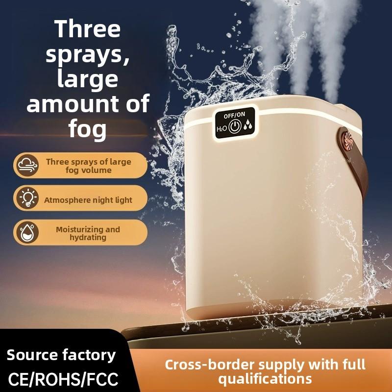 Humidificador de aire portátil USB para hogar u oficina, difusor de niebla silencioso y compacto