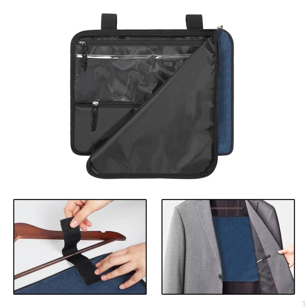Hanger Bag Organizer Multiple Pockets Oxford Cloth Diversion Safe Pouch Storage for Household