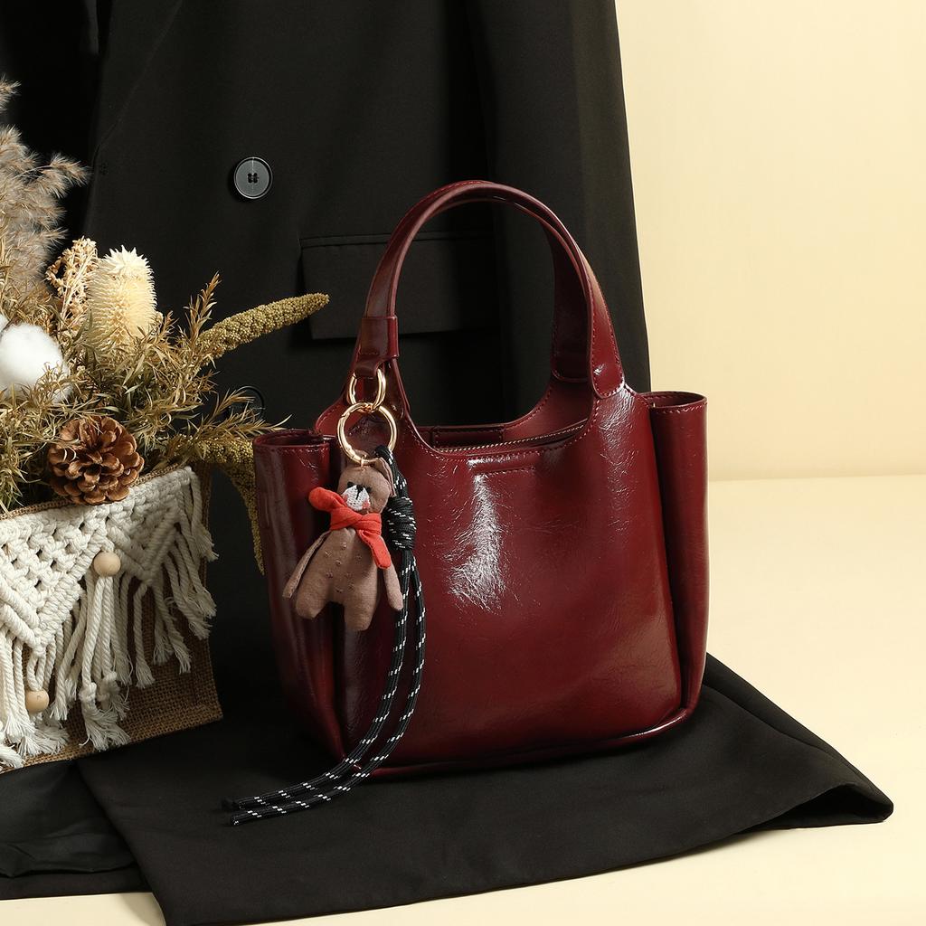 Премиальная свадебная сумка, ежедневно доступная свадебная сумка, новая ретро-сумка-ведро 2025, красная сумка, свадебная сумочка