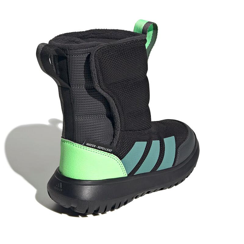 adidas Winterplay Тканевая Мода Удобные Универсальные Теплые Высокие Детские Снежные Ботинки Детские Снежные Ботинки Черные JQ2630
