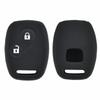 Silicone 2 Button Key Chain Holder Case Cover Shell Protect For Honda Civic Accord Pilot Crv Hrv Jazz Odyssey Frv Insight Cr-Z Car Accessories