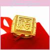 И Прочное Стильное Позолоченное Кольцо Для Мужчин С Привлекательным Мотивом Дракона