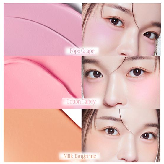 Feev Пушистые румяна для щек (6 цветов) 10г