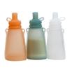 Refillable Silicone Baby Food Pouch Reusable Baby Food Container Milk Storage Bag  Breast Milk
