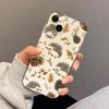 Осенний Милый Дизайн с Ежиком Прозрачный Чехол для Телефона Для Samsung Galaxy S25 S24 Ultra S23 FE S22 Plus A16 A36 A56 A55 A54 A53 A35