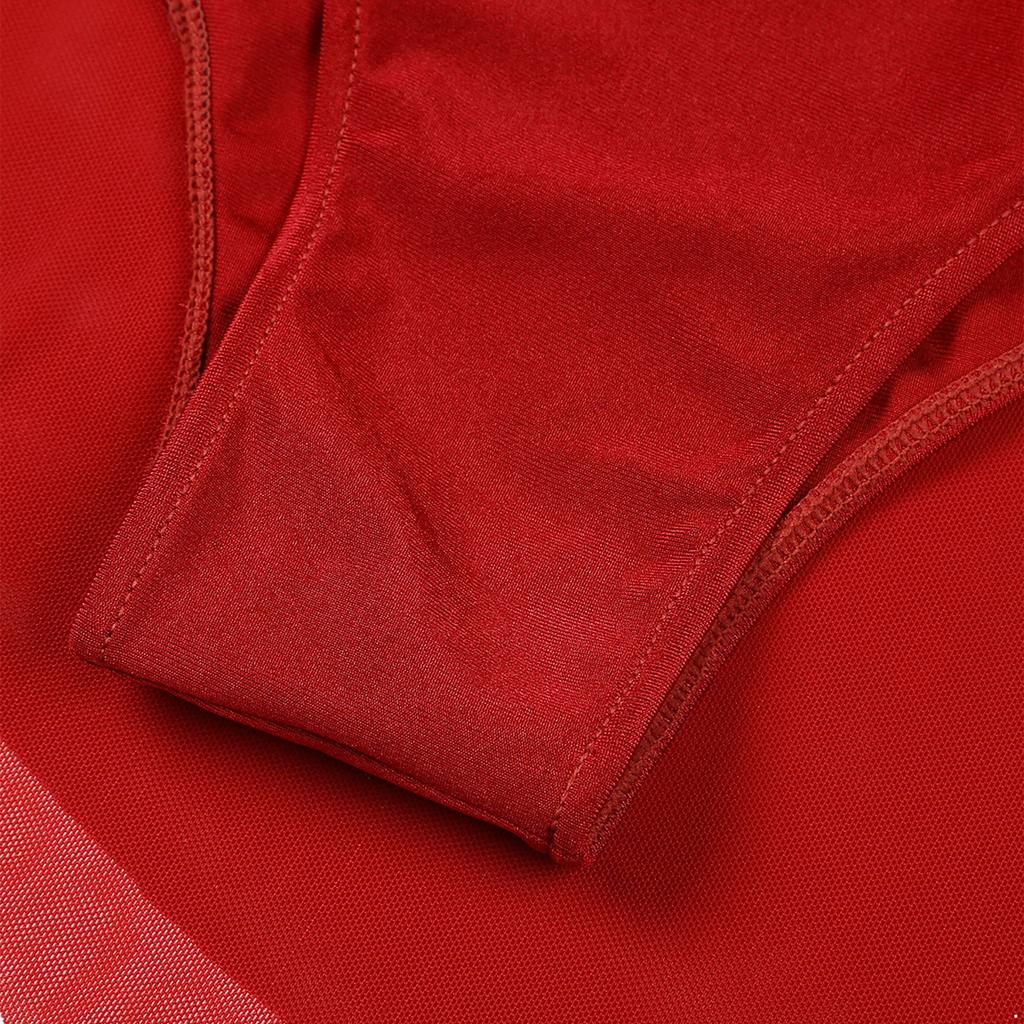 Женское платье для соревнований по фигурному катанию, сетчатый лоскутный гимнастический костюм для лирического танца