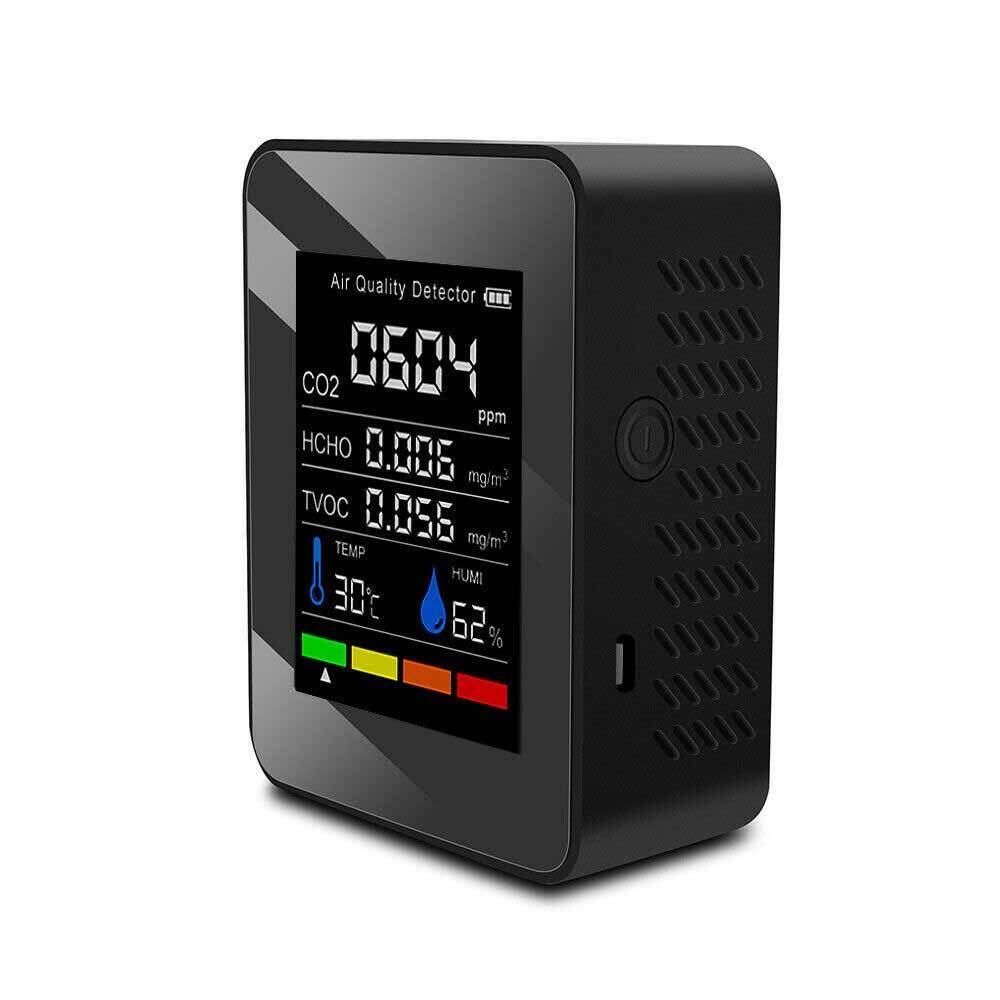 5-в-1 CO2 TVOC тестер качества воздуха тестер полупроводниковый детектор углекислого газа