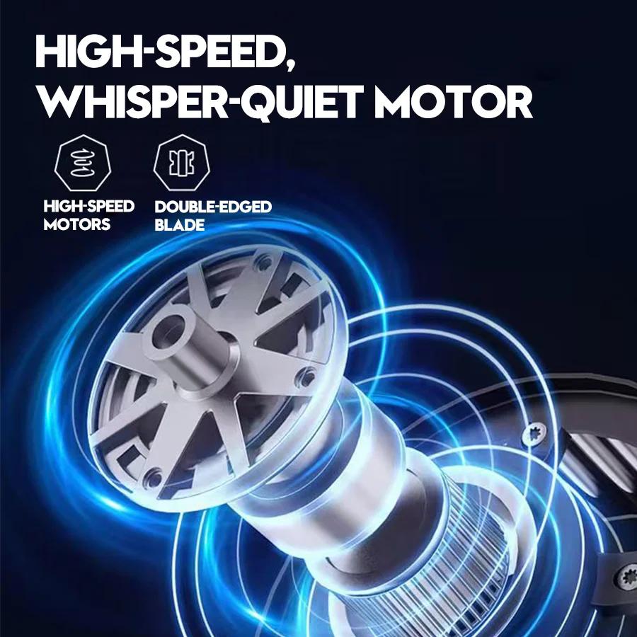 Перезаряжаемый электрический триммер для носа и ушей - Литий-полимерный аккумулятор 150 мАч, Быстрая зарядка, Компактный и портативный клиппер для мужского груминга