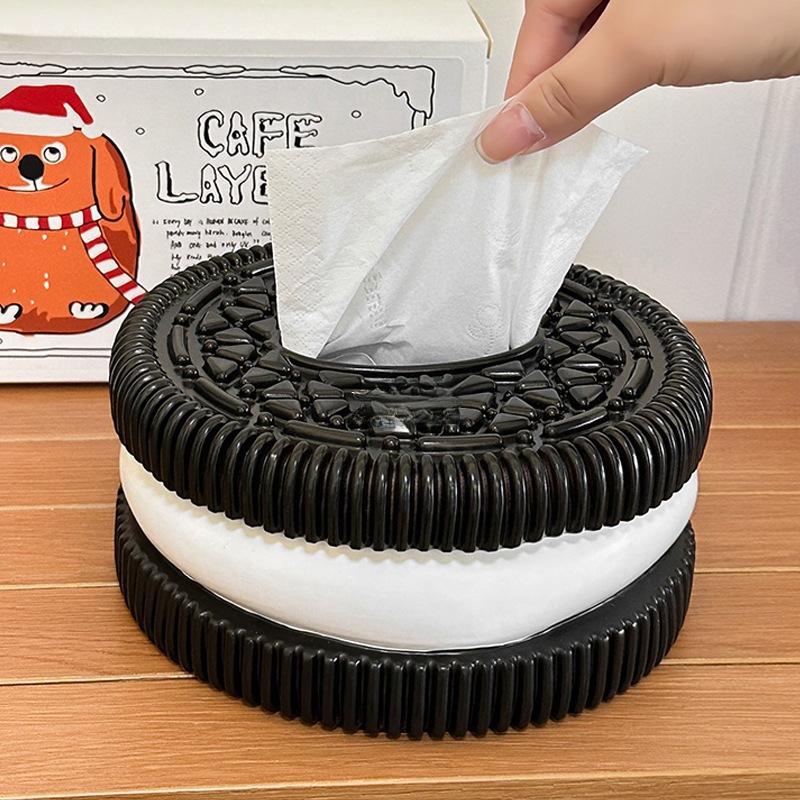 Коробка для салфеток Oreo: Стильный декор для гостевых спален и прикроватных тумбочек