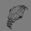 PINDOWS Men Retro Two-Tone Stainless Steel Analog Quartz Business Watch Calendar Date