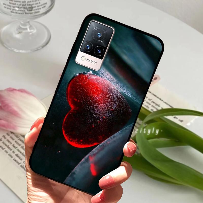 Для vivo V21 5G 4G V21E Чехол Мягкий Силиконовый Телефон TPU Coque Чехол для Vivo V21E v21 V 21e 21 V2050 V2061 Защитный Fundas Оболочка