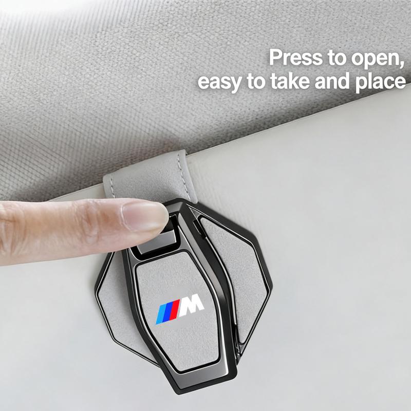 Car headrests, magnetic leather eyeglass holders, ticket holders, etc For Bmw M3 M4 M5 M6 F20 F30 G20 F31 F34 F10 G30 F11 X3 F25