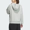 Adidas Толстовка с капюшоном City Escape с однотонным логотипом для женщин, серебристо-серая IP7077