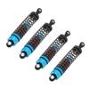 4PCS Oil Pressure Shock Absorbers Aluminum Alloy Model Vehicle Shock Damper Set for 1 10 Scale RC Car 85mm Blue