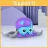 Осьминог Водные Игры Игрушка для Ванной для Младенцев и Малышей Плавающая и Ползающая Фиолетовый Синий Пластик