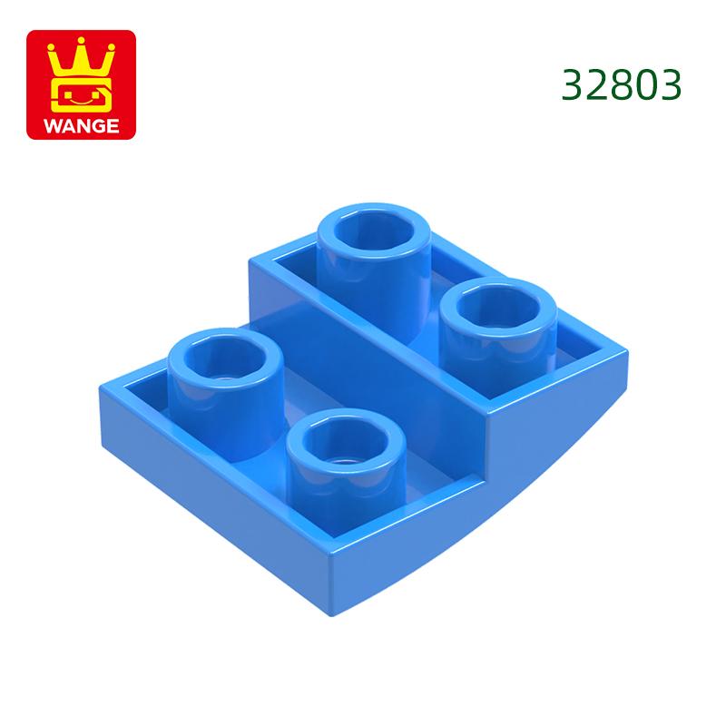 Нетоксичный 150 шт./лот 32803 Наклонный изогнутый 2x2x2/3 Строительный блок Moc Цветные аксессуары Совместимы с Brick DIY Детская игрушка