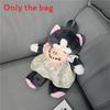Cute Running Cat Backpack Wearing Floral Dress Design For Kids And Teens