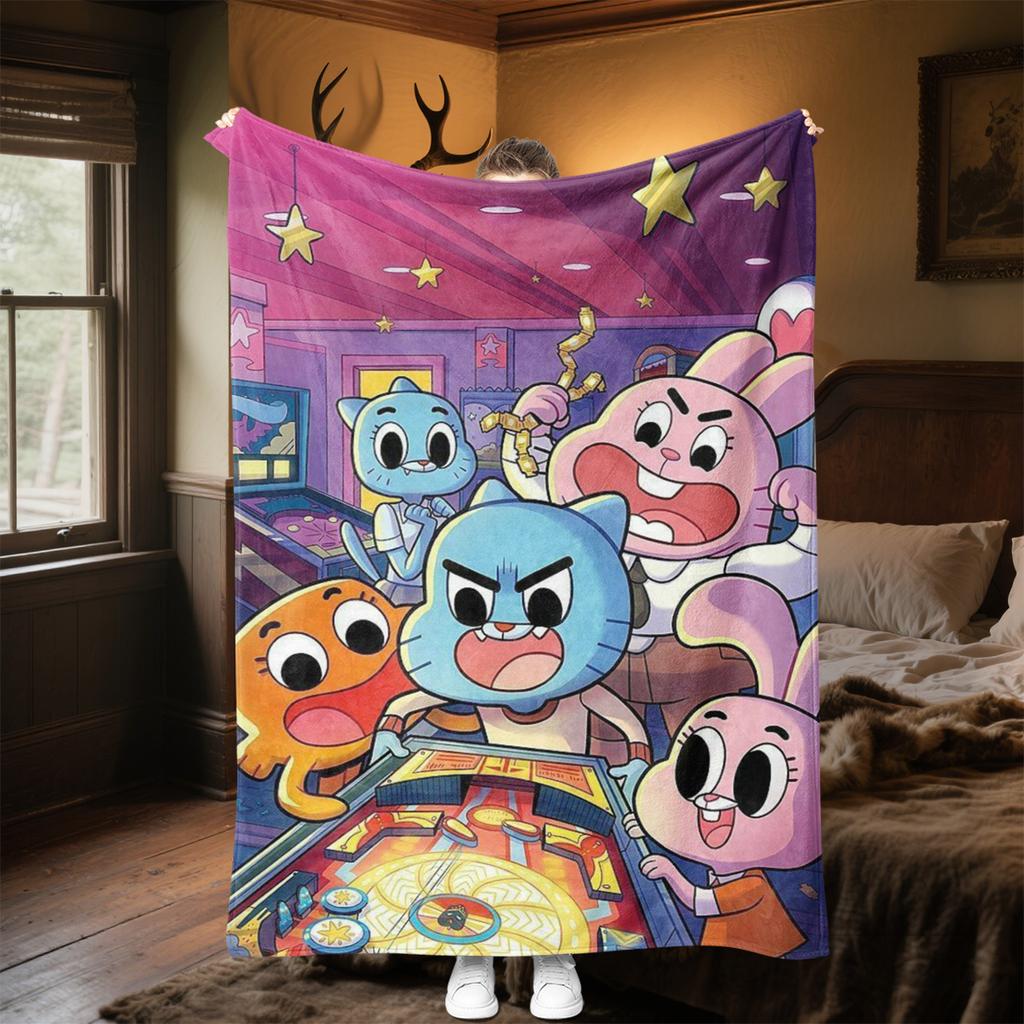 Friends Gumball Soft Comfortable All Seasons blanket Sofa Office Naps blanket Outdoor Travel throw Perfect Gift