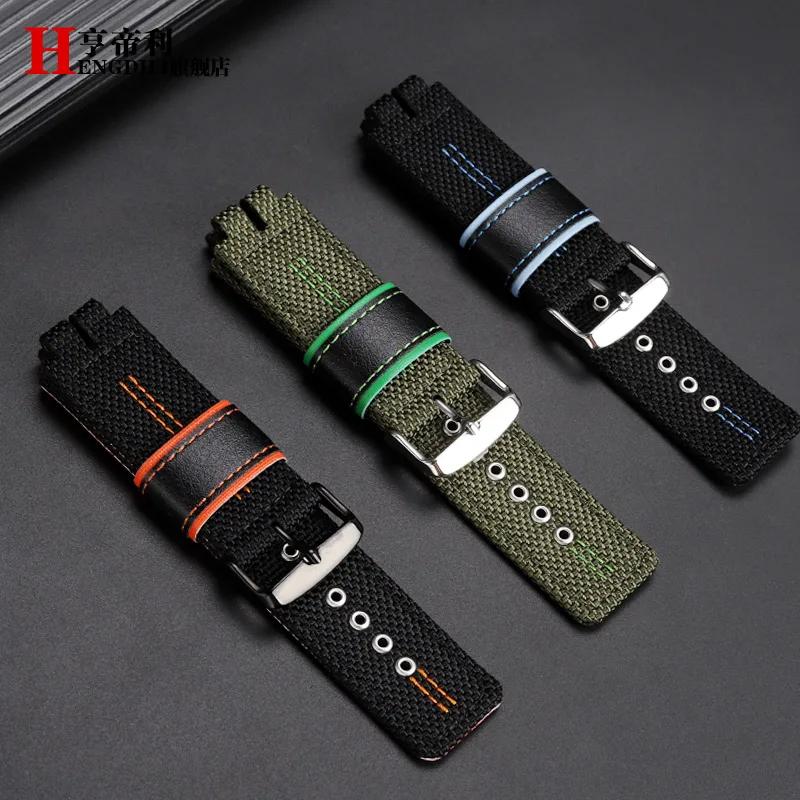 Нейлоновый ремешок для часов Для Casio PROTREK PRW-3000 PRW-3100 PRW-6000 PRW-6100Y PRG-300 330 Дышащий холщовый ремешок мужской Браслет