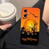 Чехол для телефона на Хэллоуин с тыквой и летучей мышью для Redmi Note 15 14 13 12 12S 11 11T 11S 10 9T 9 Pro Силиконовый чехол Funda DIY Оболочка Capa Чехол