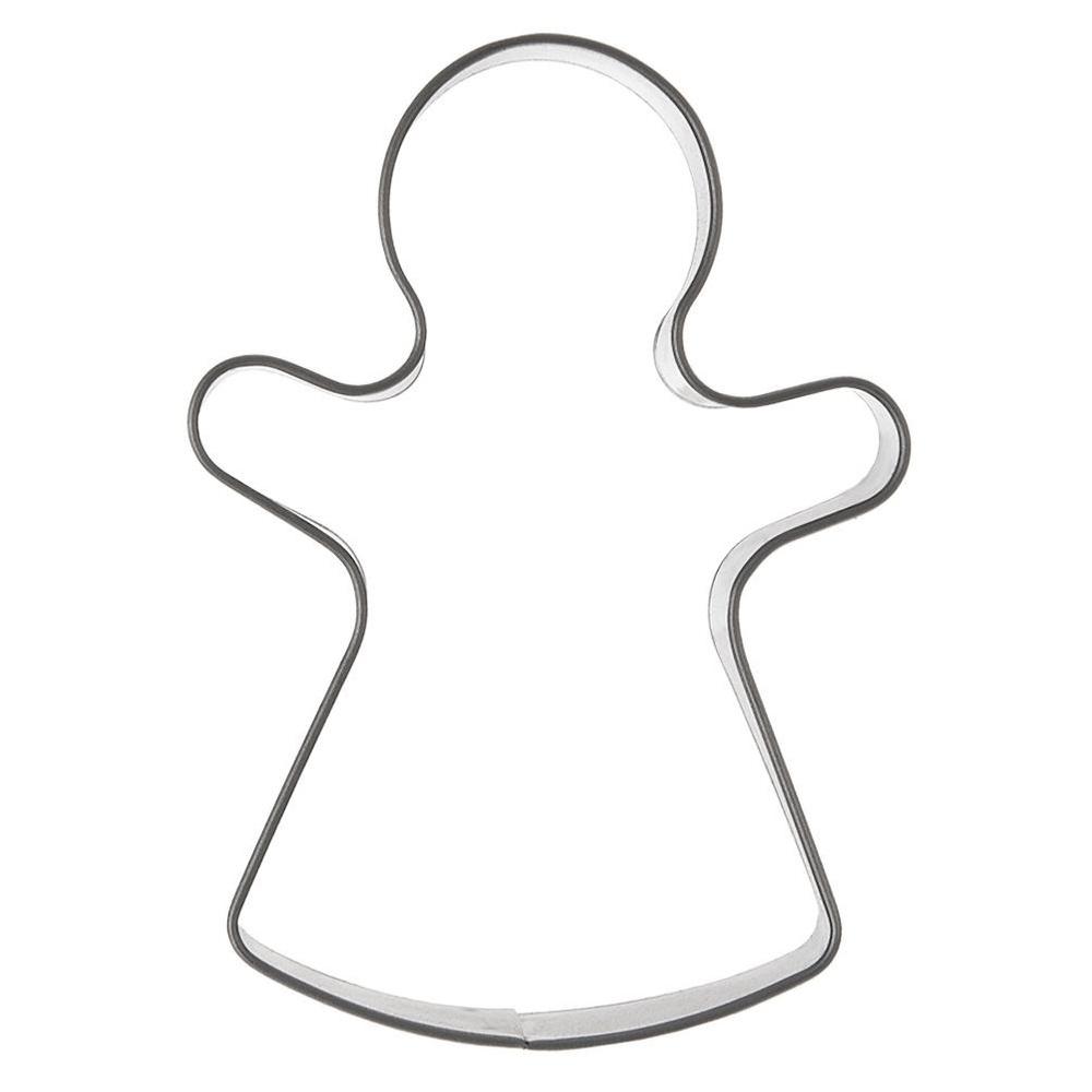 Steel cookie cutter doll 6.8 cm