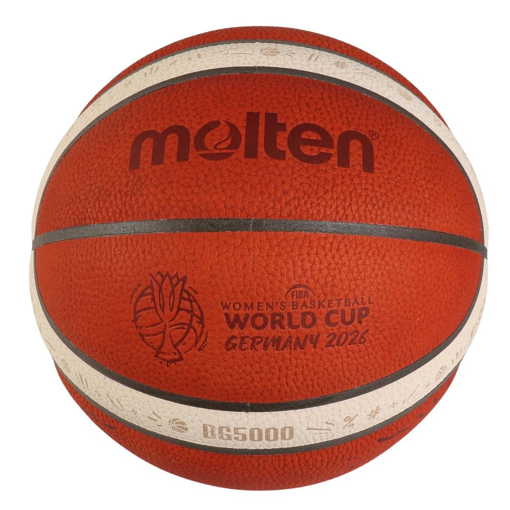 Molten BG5000 Официальный игровой мяч Чемпионата мира по баскетболу FIBA 2026 Размер 6 Женский, (B6G5000-W6G)