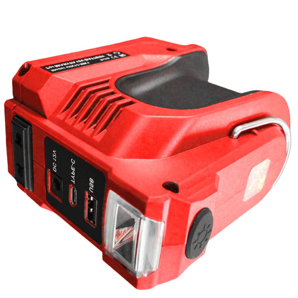 Инвертор питания 180 Вт с розеткой переменного тока и USB-портами Портативная электростанция Компактный аккумуляторный инвертор для портативного питания