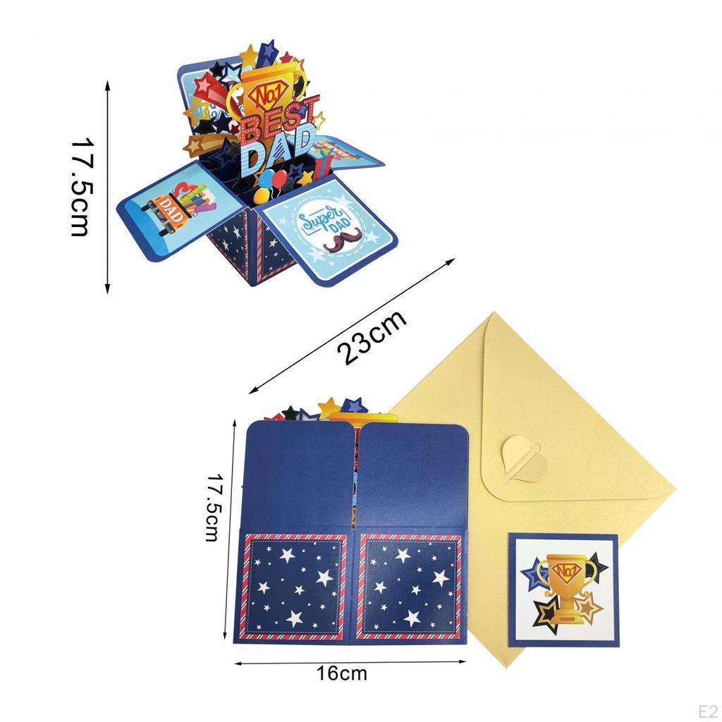 Fathers Day Card Father's Gift Includes Note Tag Birthday Father’S Greeting Cards for